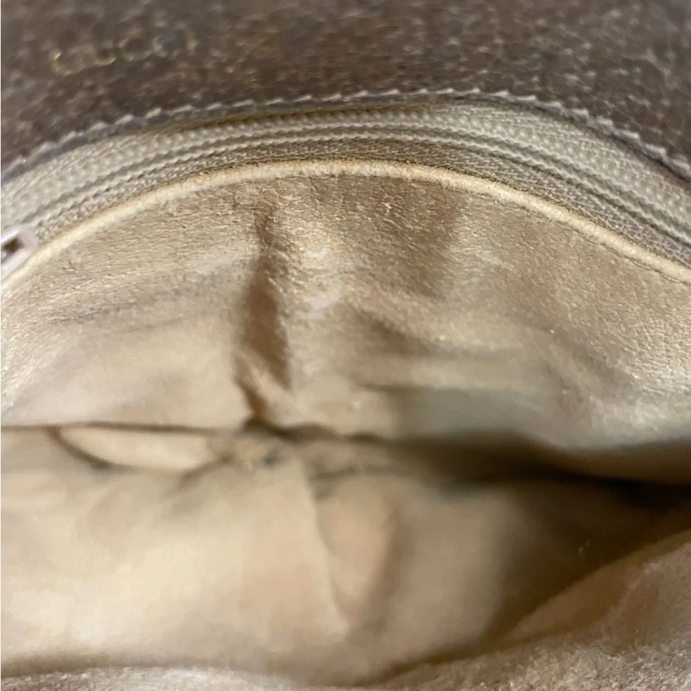 Gucci Vintage Brown GG Shoulder Bag - Picture 10 of 16